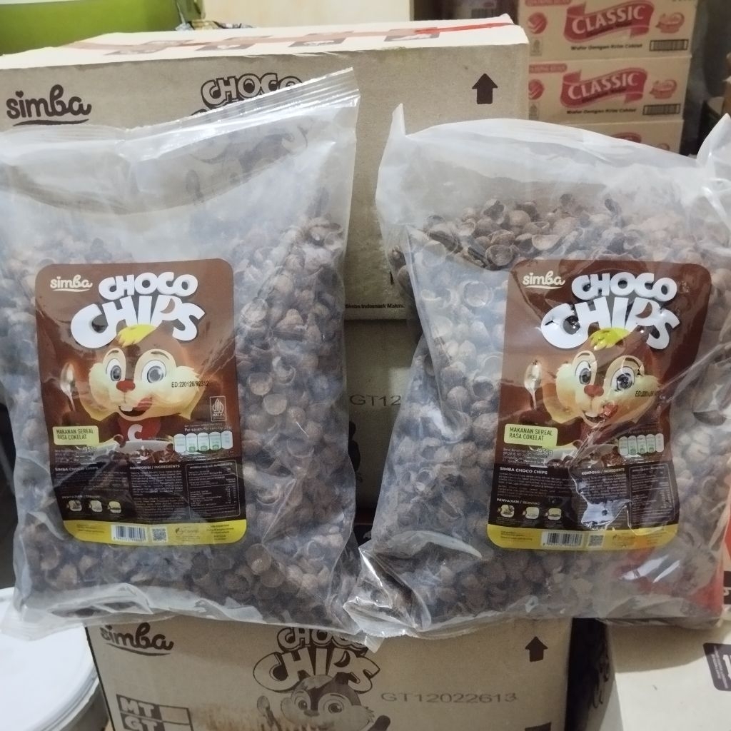 

PROMO Sedus Isi 2 Bag SIMBA Chocochips Bulky, Simba Isi 2 pack 2kg, Chococrunch