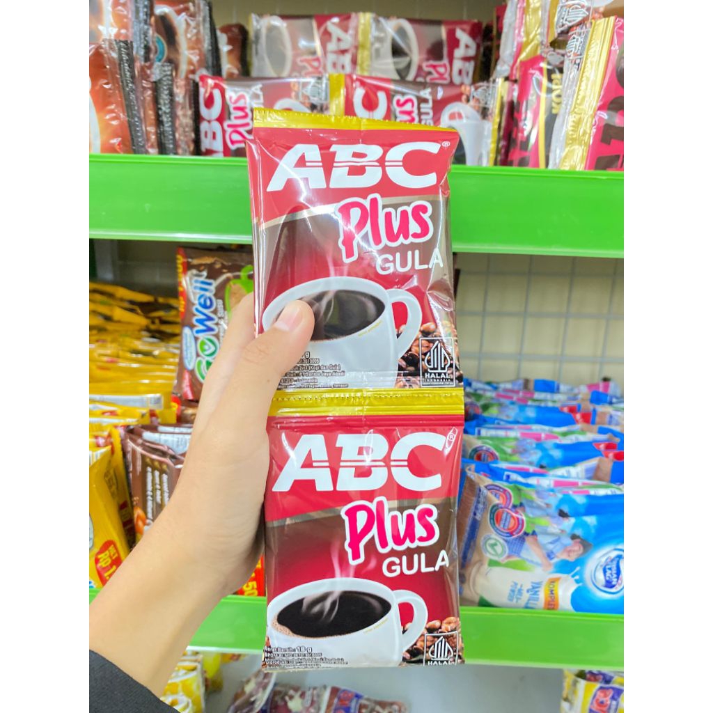 

Kopi Bubuk ABC Plus Gula 18g 1Renceng/10pcs