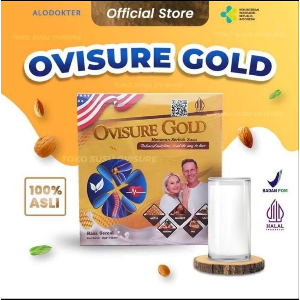 

Susu Ovisure Gold Original Obat Nyeri Sendi Tulang Otot Lutut Pinggang Bahu Ampuh