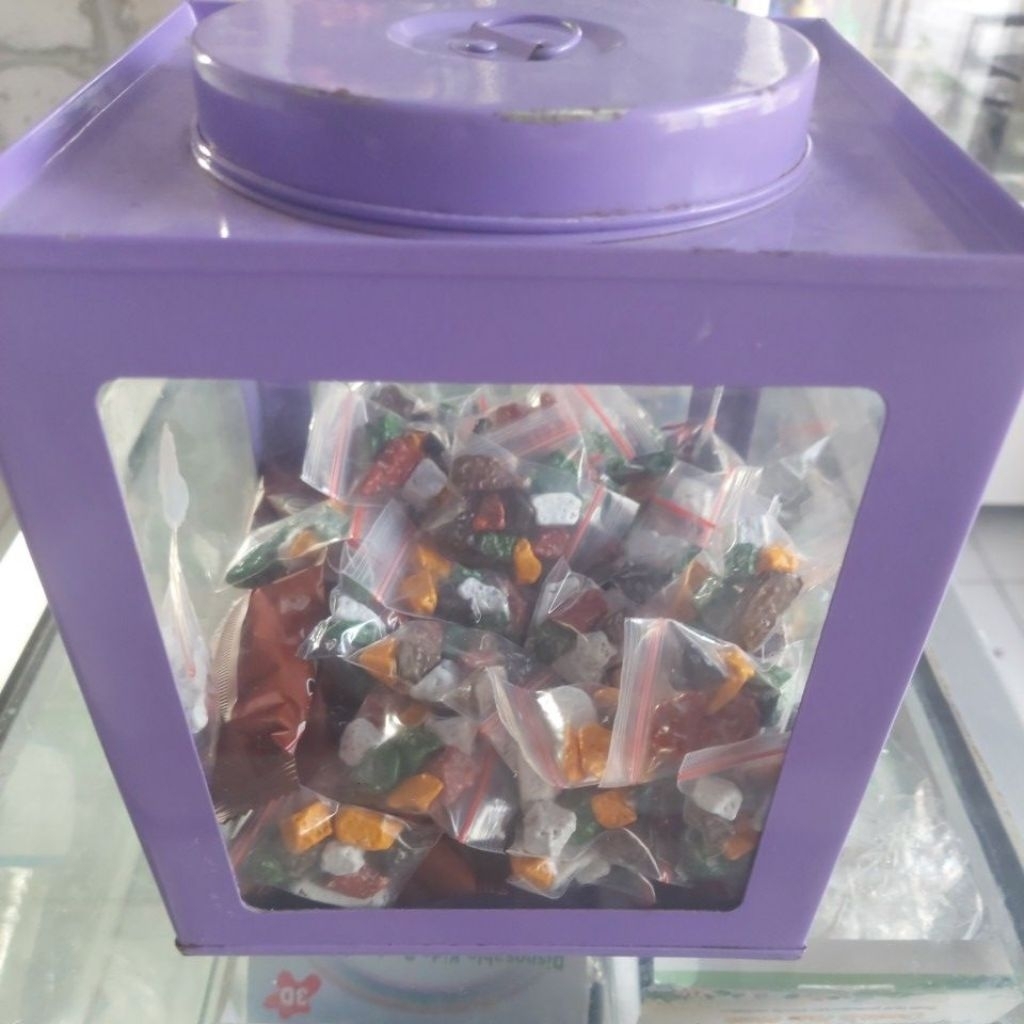 

coklat kerikil turki warna warni unik