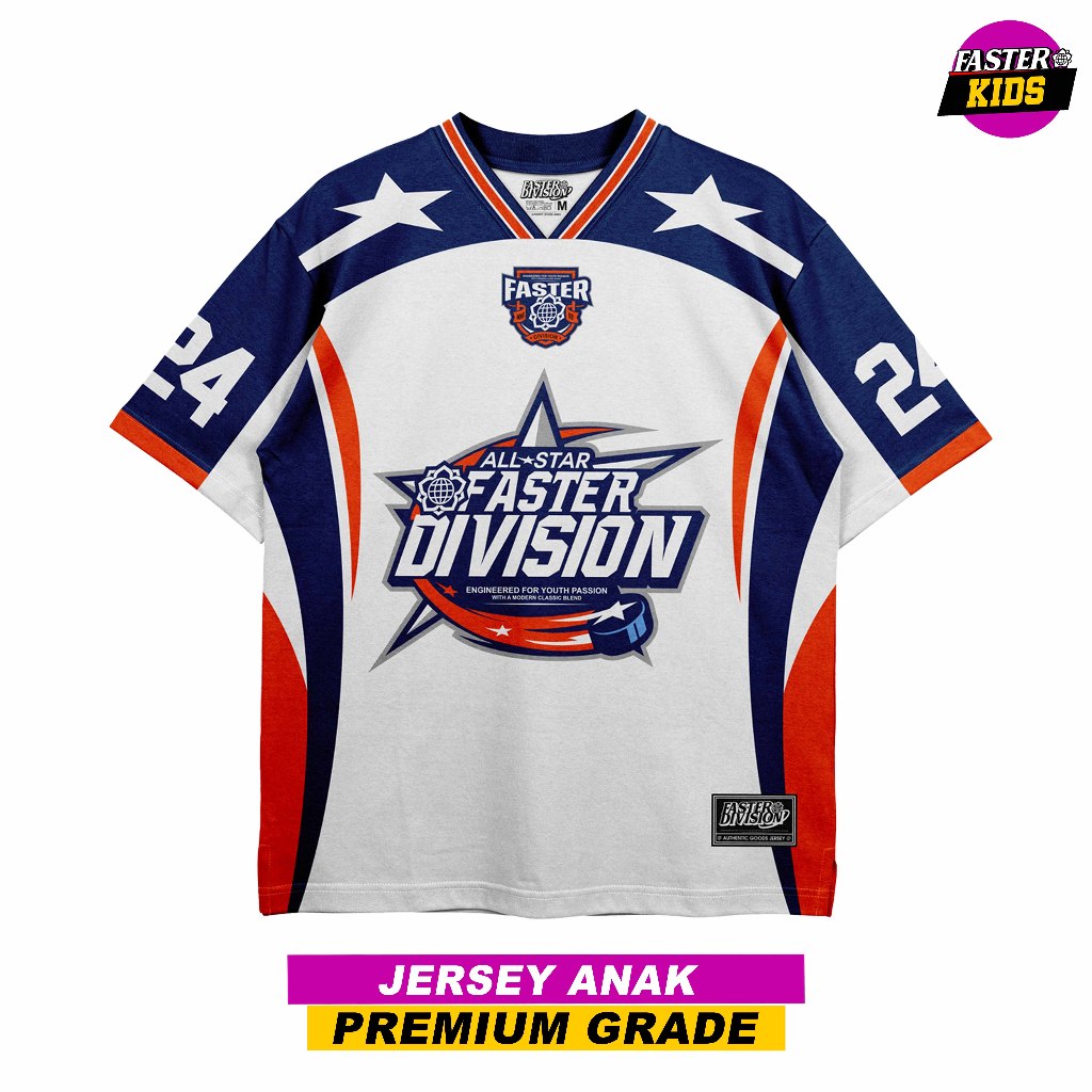 Jersey Anak Oversize /Jersey Anak / OOTD anak / Atasan anak / Jersey Baseball / Jersey vintage