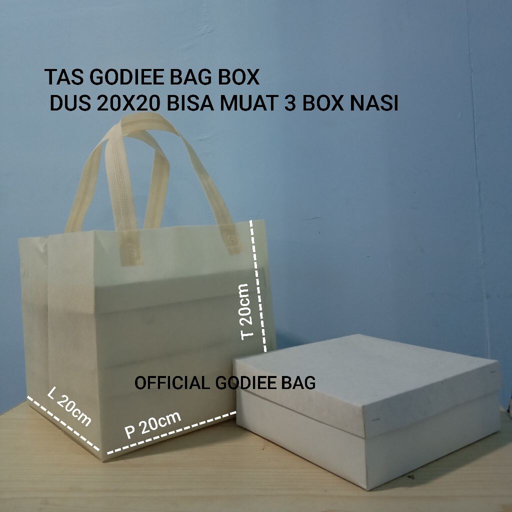 

tas Box nasi press UK 20x20 bisa muat2/3box (12pcs)