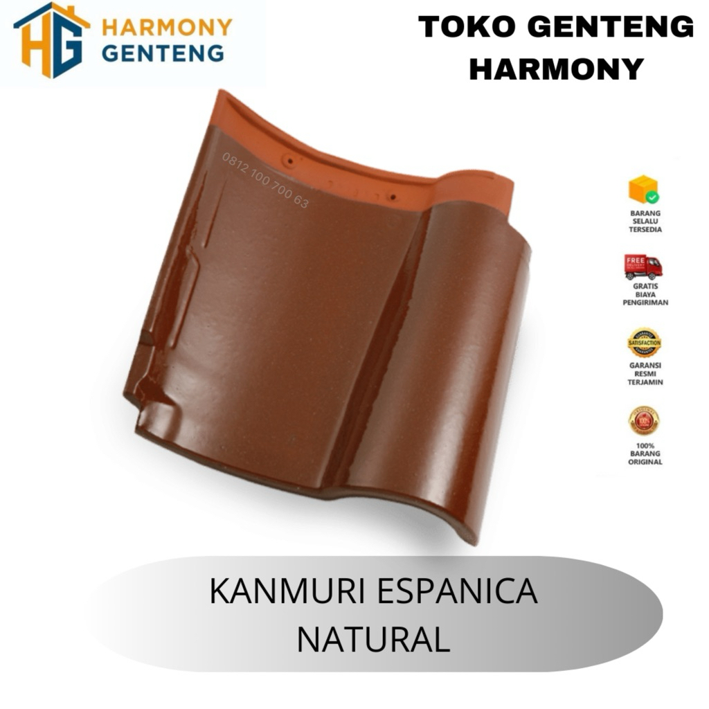 Genteng Kanmuri Espanica Natural