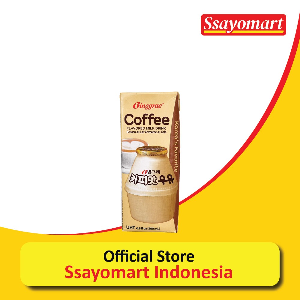 

[BINGGRAE] COFFEE FLAVORED MILK DRINK 200ml
