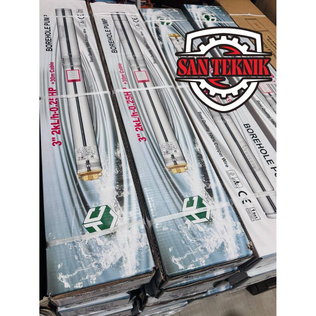 Pompa Air Sibel 0.25Hp 3" Kabel 30m/Sibel HCL 0.25hp