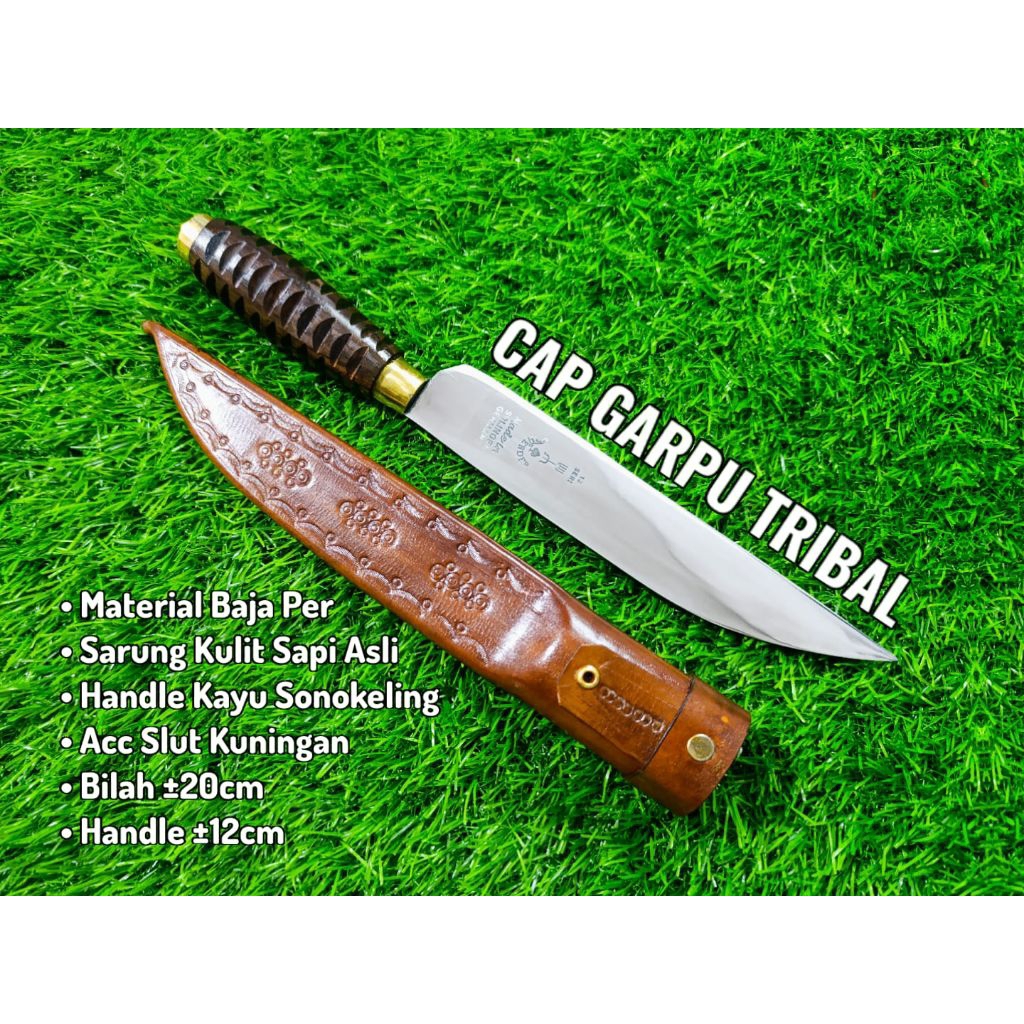 Pisau dapur Cap garpu lokal tribal 20cm pisau cap garpu herder solingen