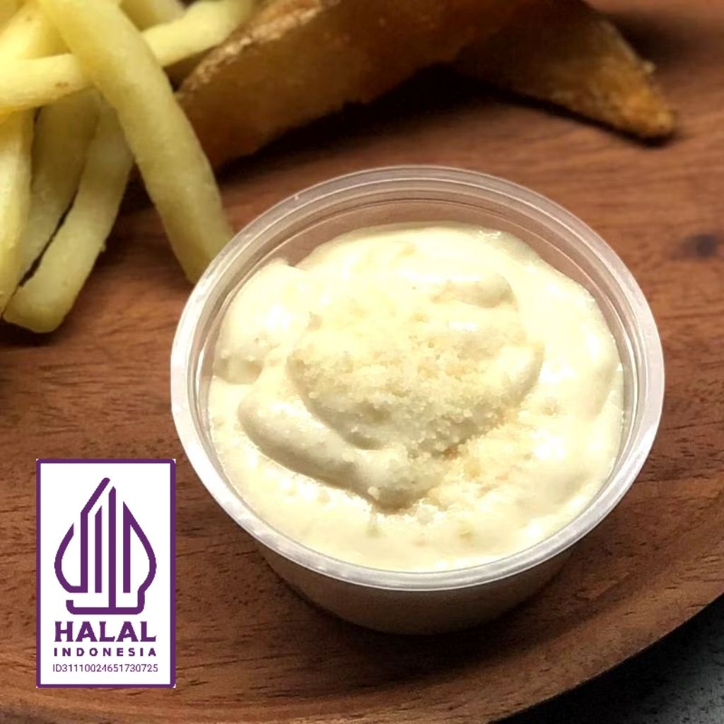 

Saos Garlic Parmesan Cheese Sauce Halal 500 gram