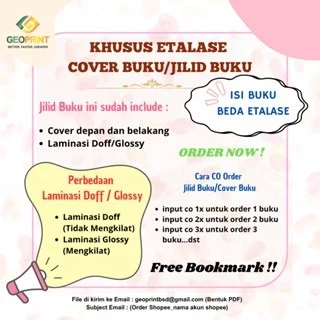 

Jilid Buku Satuan/Harga Murah/Include Laminasi (45 Lebih)