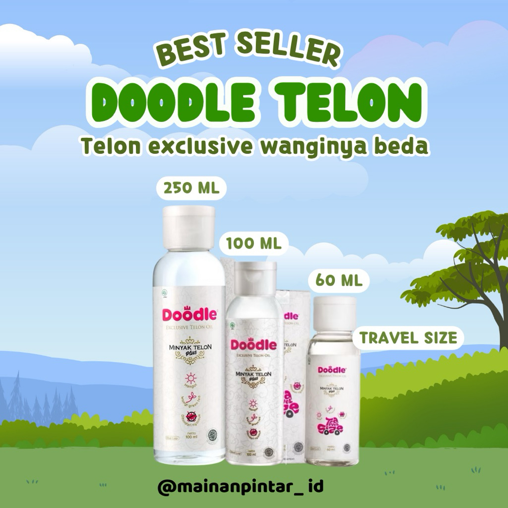 Minyak Telon Doodle | Telon Doodle 60ml 100ml 250ml | Telon Exclusive Doodle