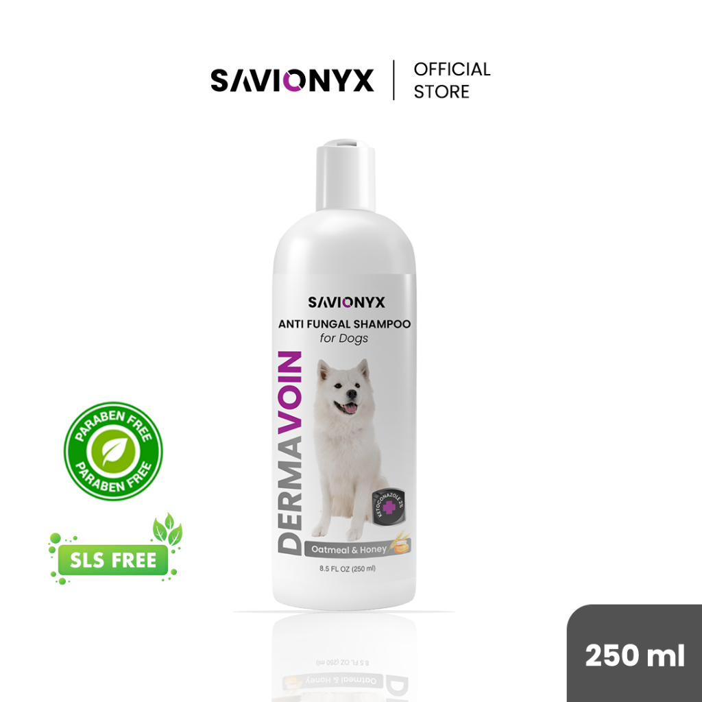 SAVIONYX Dermavoin Shampoo Anjing – Shampoo Anti Jamur dan Anti Gatal untuk Anjing – 250 ml
