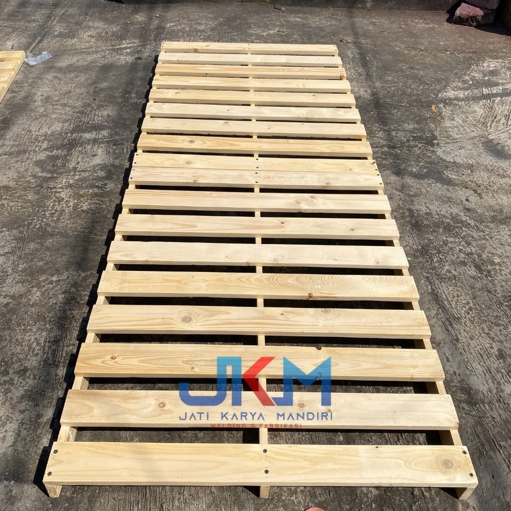 Dipan Kasur kayu palet / Alas tempat tidur kayu / Dipan Tempat Tidur Kayu Palet
