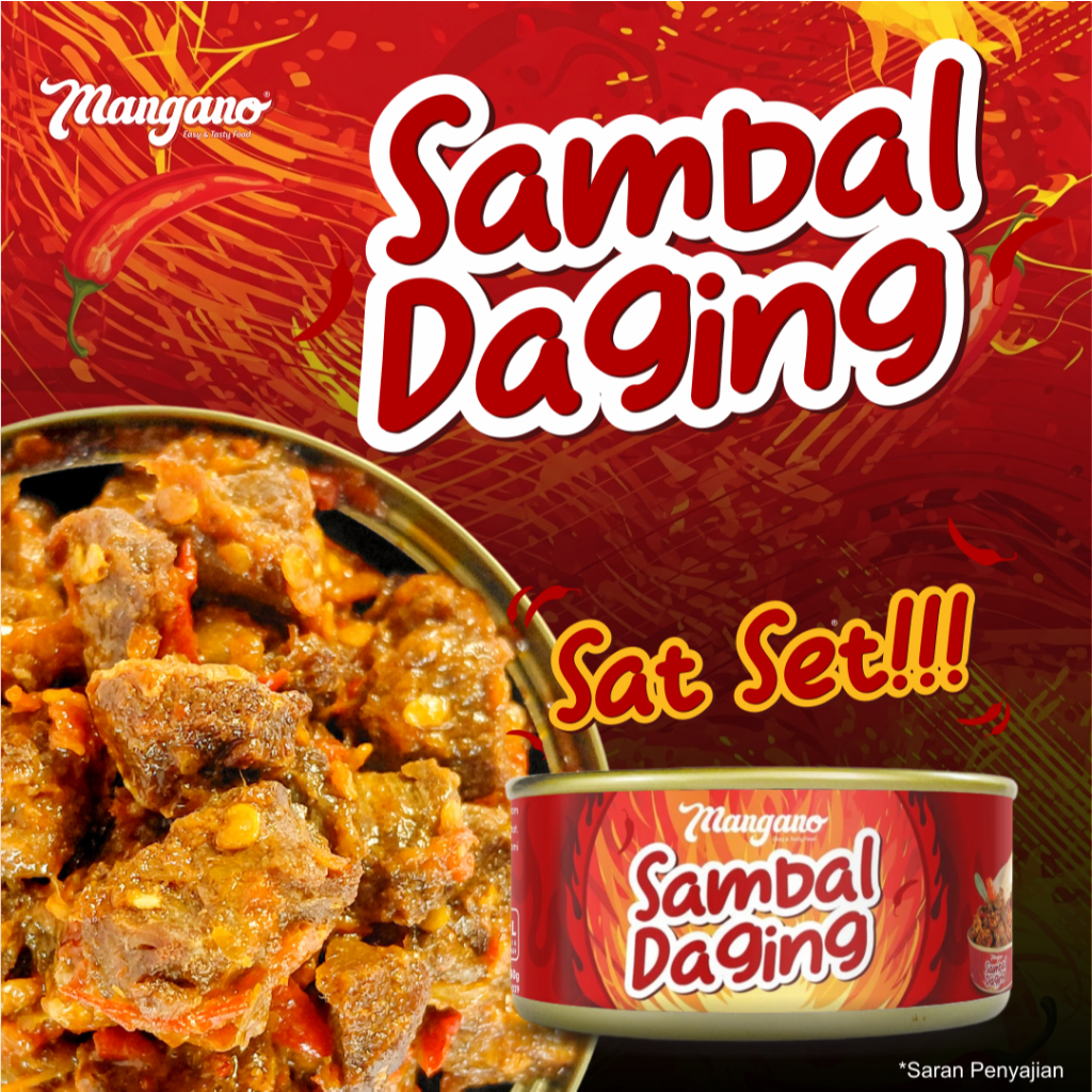 

Mangano Sambal Sat Set Daging Instan Nagih
