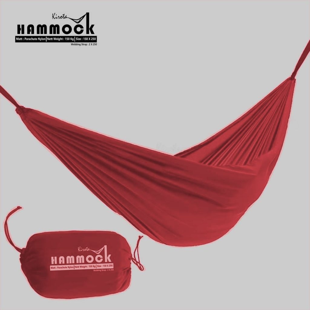 PROMO HAMMOCK/ HAMMOCK 150KG / HAMMOCK DEWASA / HAMMOCK UNTUK 2 ORANG / HAMMOK / HAMMOCK TEBAL / AYU