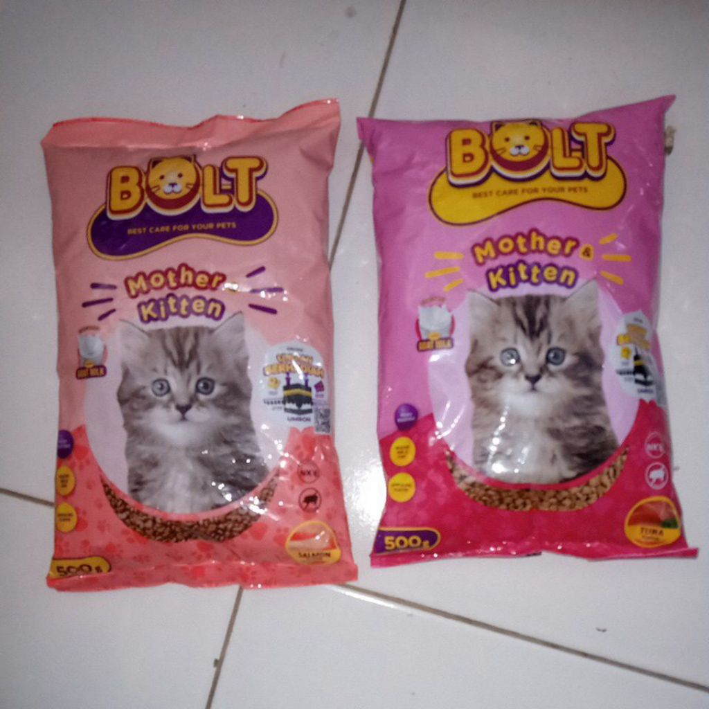 BOLT KITTEN Makanan Anak Kucing Bolt Mother Kitten Cat Food Kitten 500gr