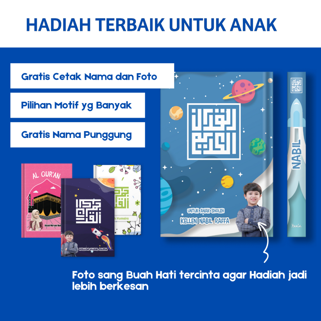 Quran custom nama - Quran custom - Alquran custom - quran hafalan anak, alquran custom nama, quran c