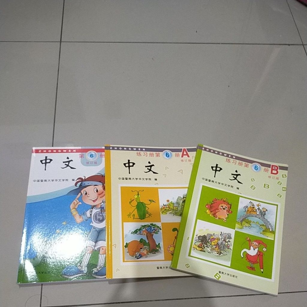 Buku baru Zhongwen 6,6A,6B