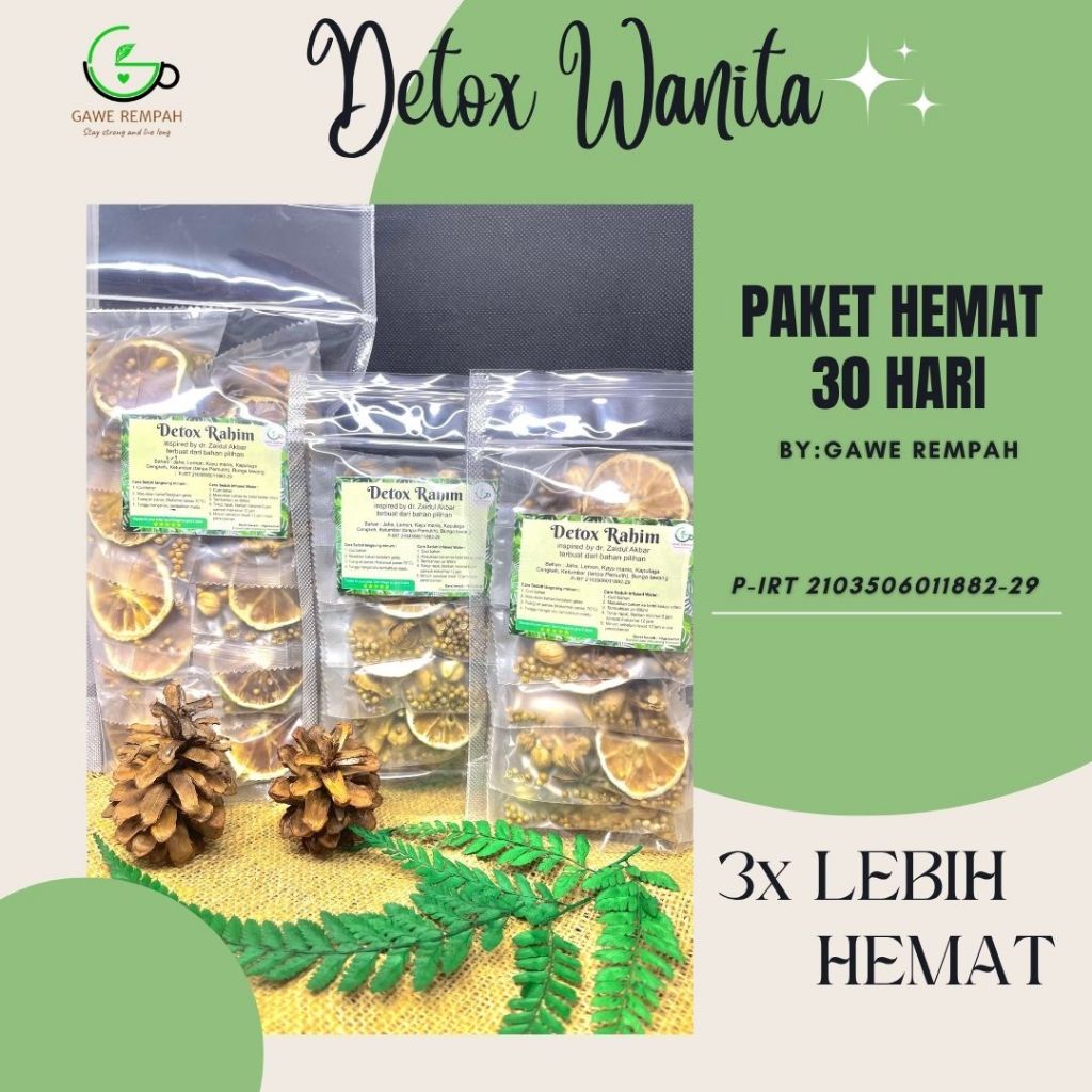 

Detox Wanita 30 Hari-By Gawe Rempah