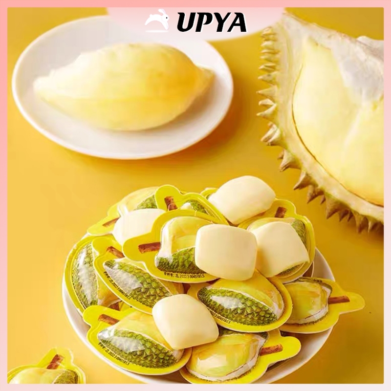 

UPYA Permen Lunak Rasa Durian Original Nikmat dan Lezat Permen Buah Permen buah 3D Permen Durian