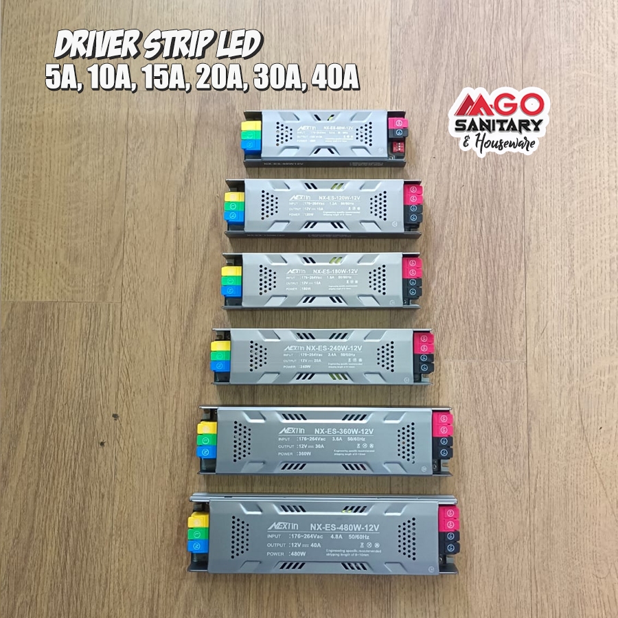 LED POWER SUPPLY / DRIVER STRIP LED / TRAFO LAMPU LED 5A - 40A