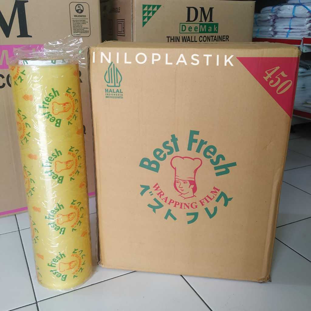 [1 dus] Plastik Cling 45 cm x 500 M / Cling Wrap / Best Fresh Wrapping Film / Best Fresh Cling Wrap 