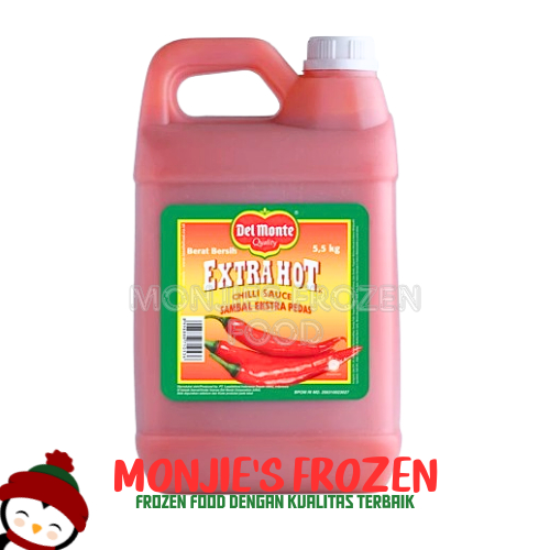 

Delmonte Saus Extra Hot Chilli Galon 5500gr - Saos Delmonte Jerigen Pedas 5.7kg