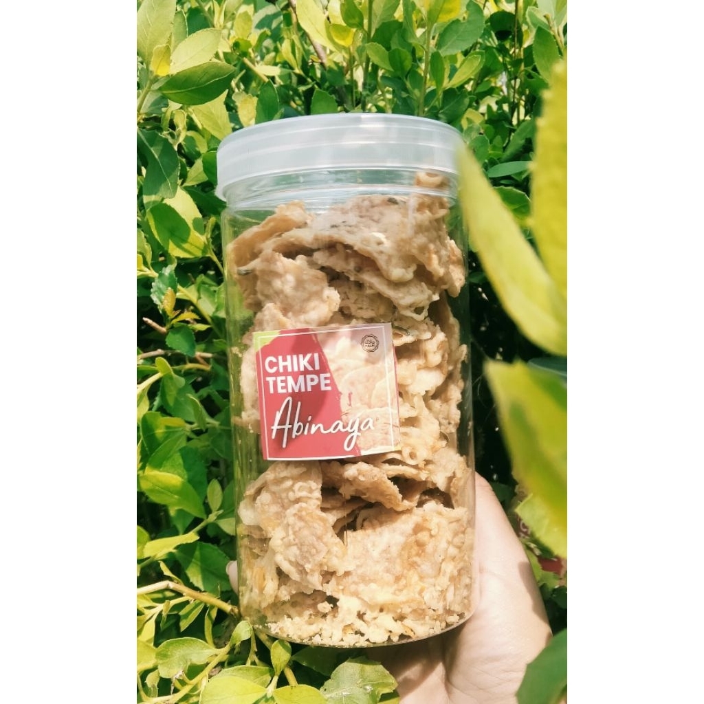 

Chiki tempe "ABINAYA" kemasan toples