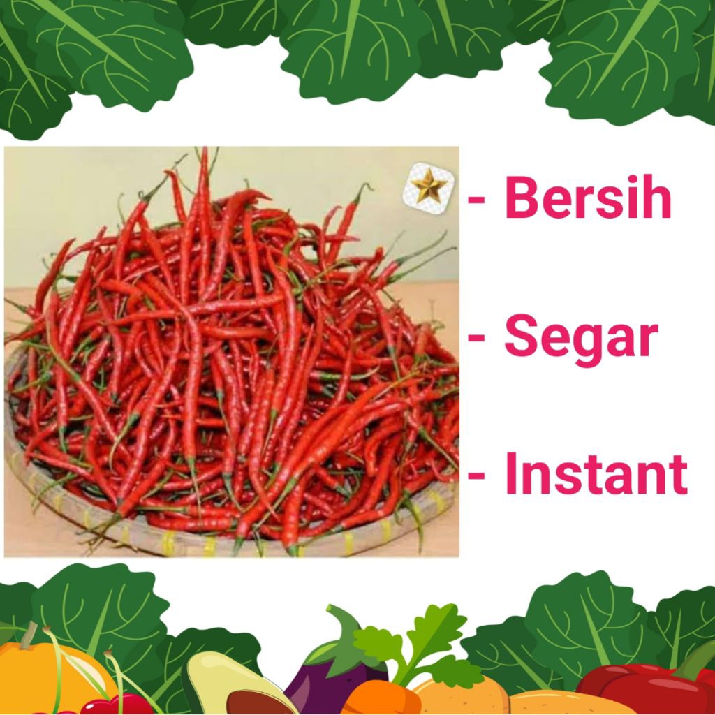 

CABE MERAH SEGAR DAN BERSIH PALEMBANG