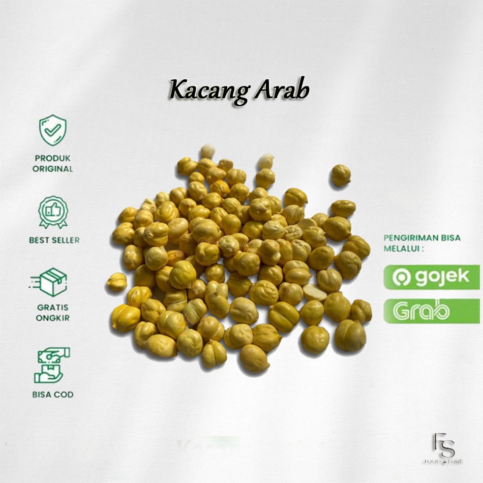 

Kacang Arab Premium Kemasan Pouch Roasted Chickpeas 125 GR