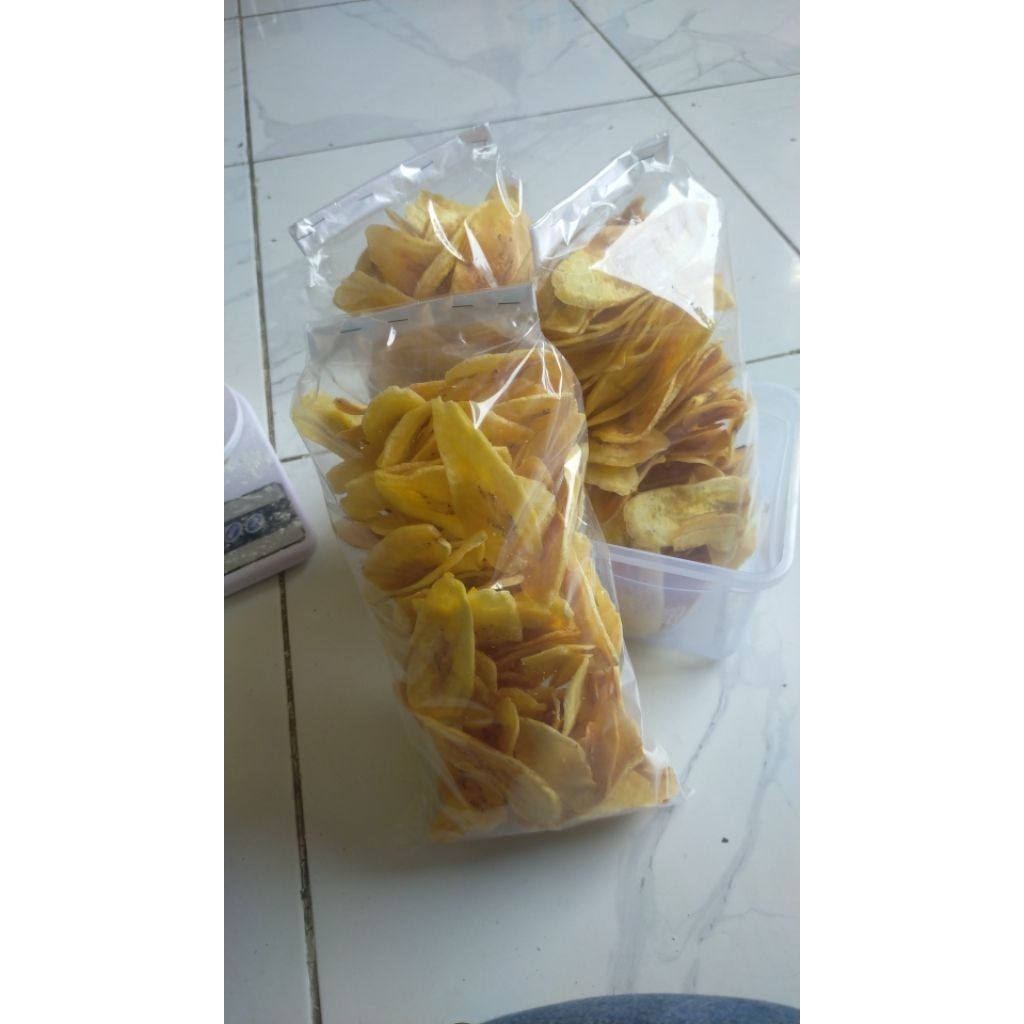 

Kripik Pisang Kepok rasa Original