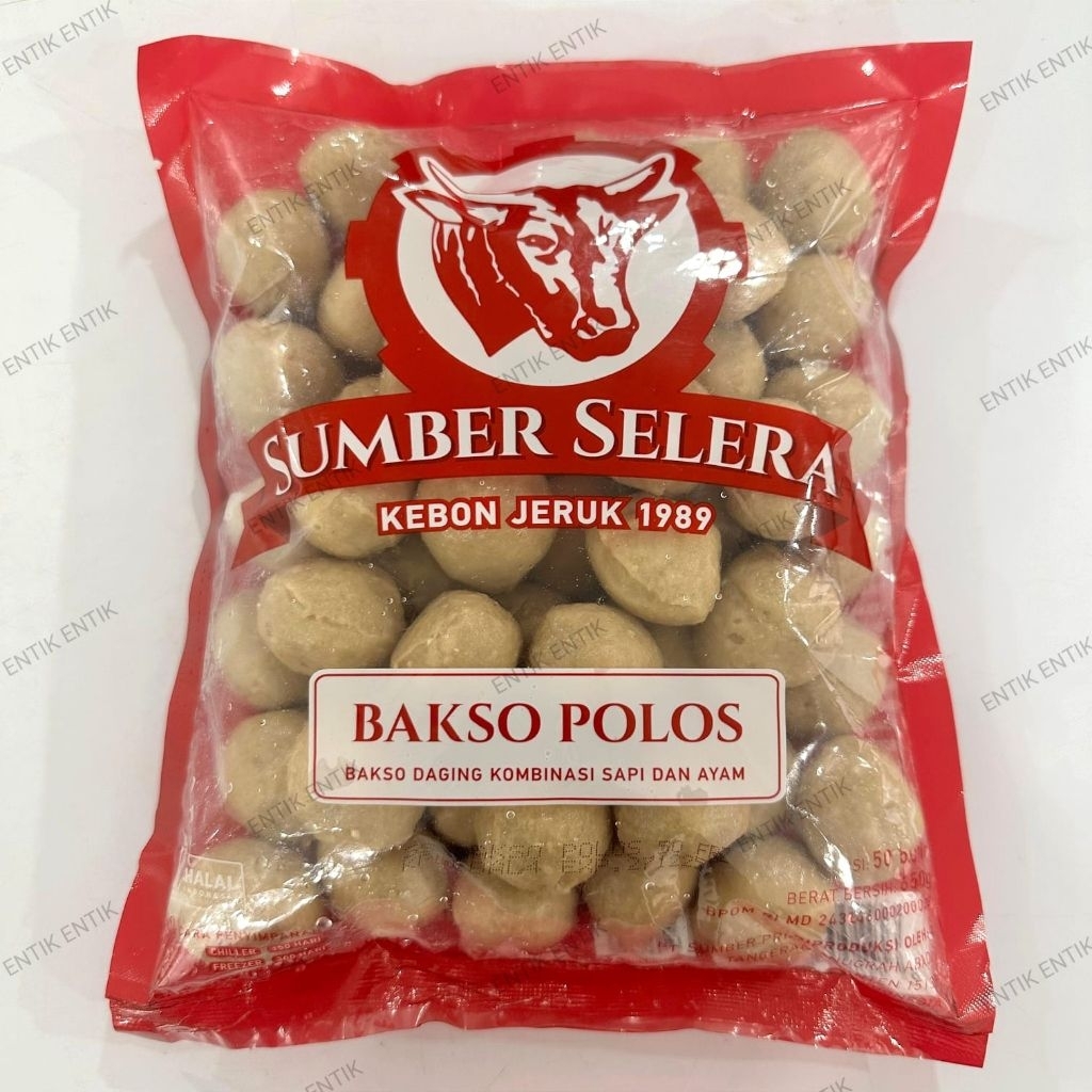 

Bakso Sumber Selera Polos 650gr (50 butir)