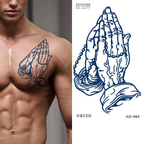 Donquixotez Tattoo Premium Temporary GZ-082 motif tangan tato temporer fruit ink aman di kulit dan k