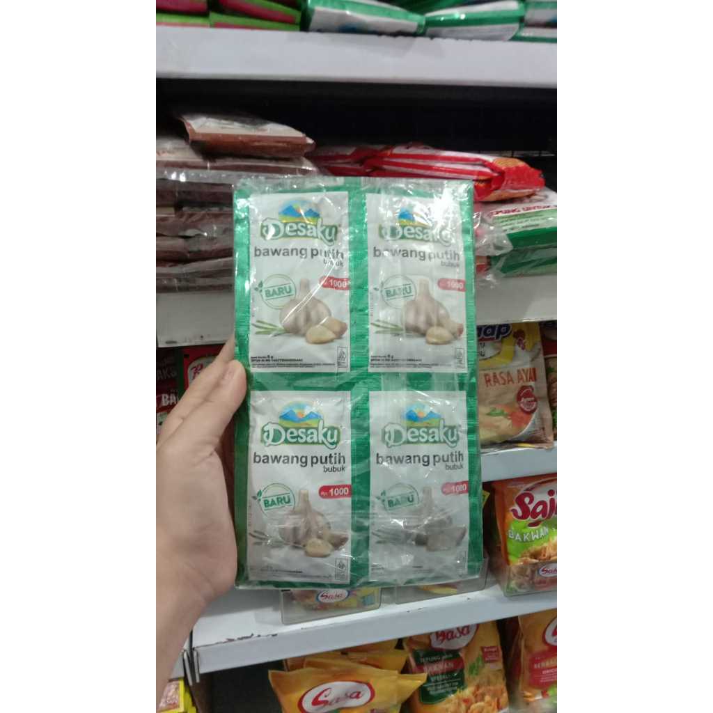 

Desaku Bawang Putih Bubuk 6g 1 Pack Isi 24 Sachet