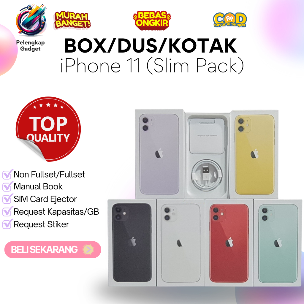 

BOX/DUS/KOTAK IP11 (SLIM PACK)