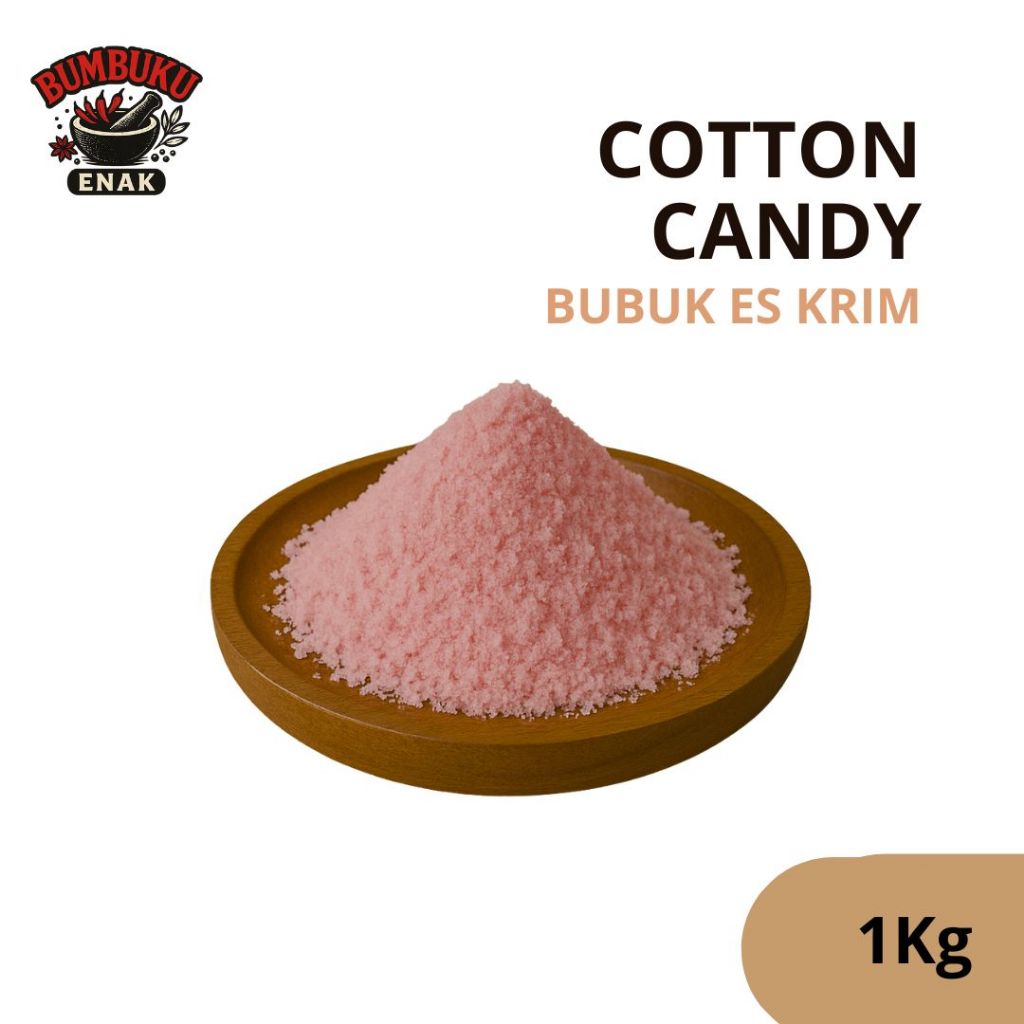 

Bubuk Es Krim Cotton Candy 1Kg – Rasa Manis Lembut Permen Kapas, Warna Ceria & Praktis Diseduh, Cocok Jualan