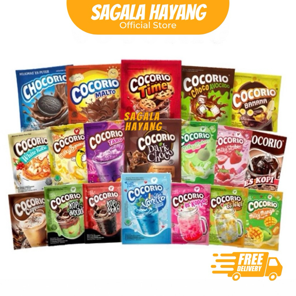 

( SAGALA HAYANG ) 1 Renceng isi 10sachet - Cocorio Minuman Serbuk