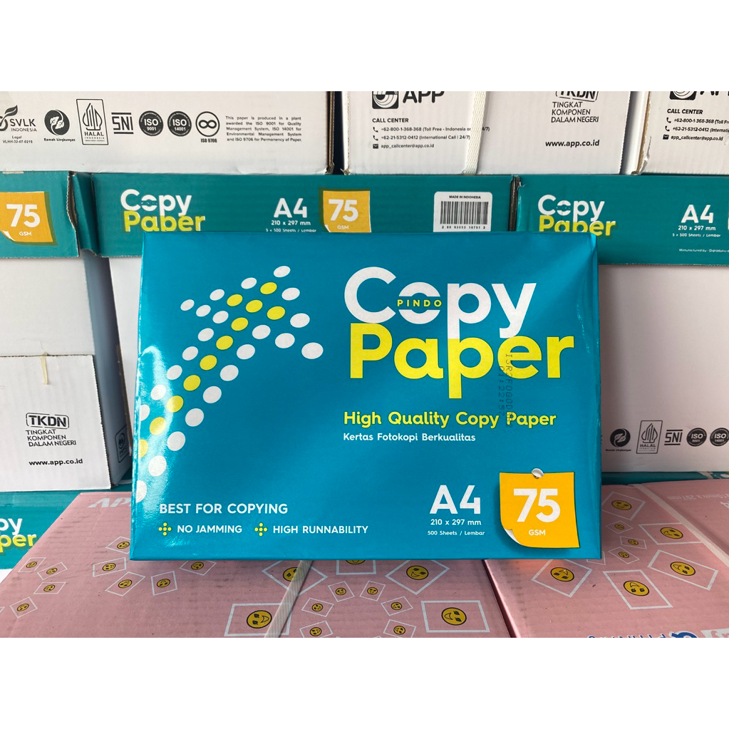 

Kertas hvs a4 75g copy paper