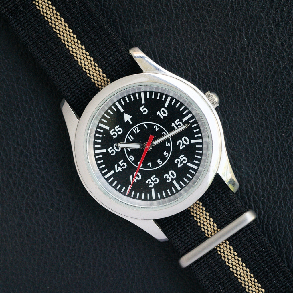 seiko seikomod vh31 pilot flieger military field watch bekas second preloved