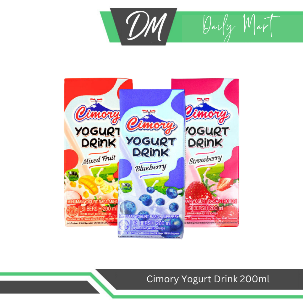 

Cimory Yogurt Drink 200ml All Variant - Minuman Yogurt Rasa Buah Original Bergizi Murah