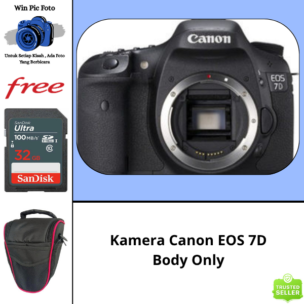 Kamera Canon 7D Body Only / Camera Canon / Kamera DSLR / Camera DSLR