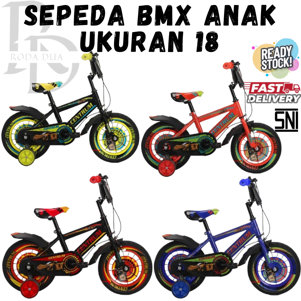SISA DISPLAY TOKO - SEPEDA BMX ANAK UKURAN 18 BAN POMPA