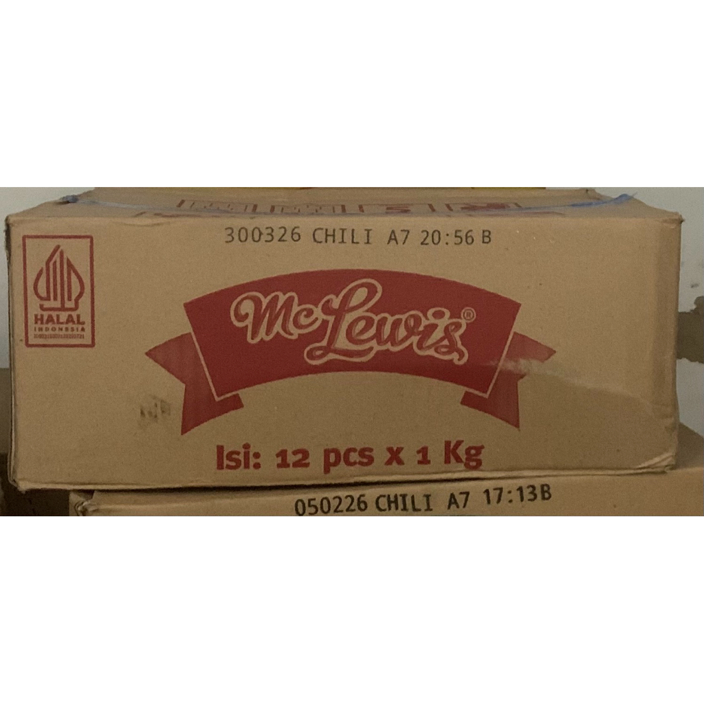 

Mc Lewis Sambal 1kg (1dus isi 12pcs)