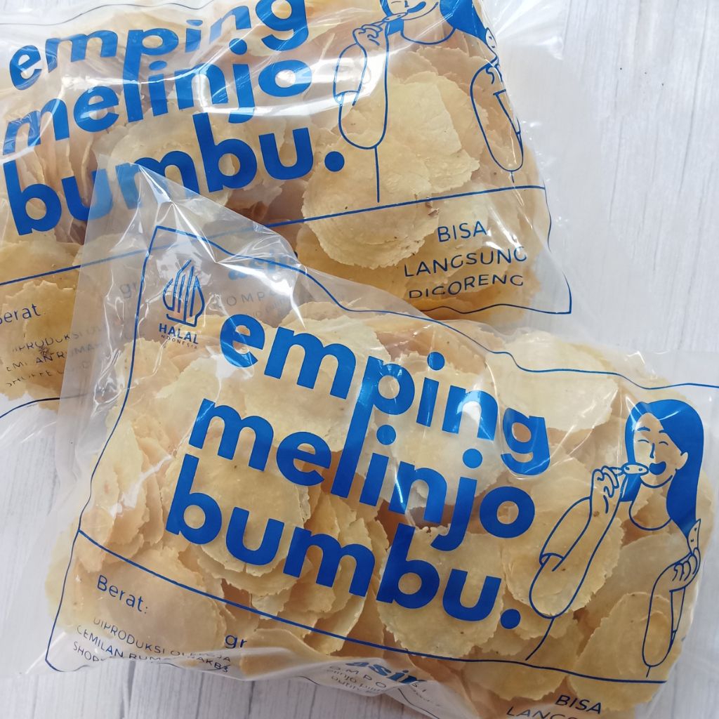 

Emping Bumbu Asin Mentah Siap Goreng 500 Gram