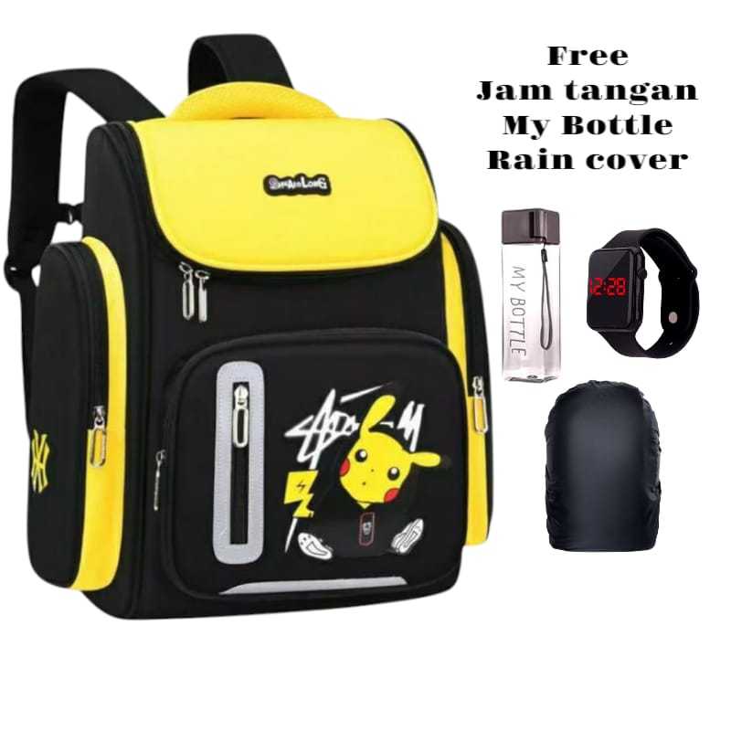 Tas sekolah anak TK SD kelas 1dan2 free botol-tas anak pria dan wanita-Backpack aesthetic-Tas sekola