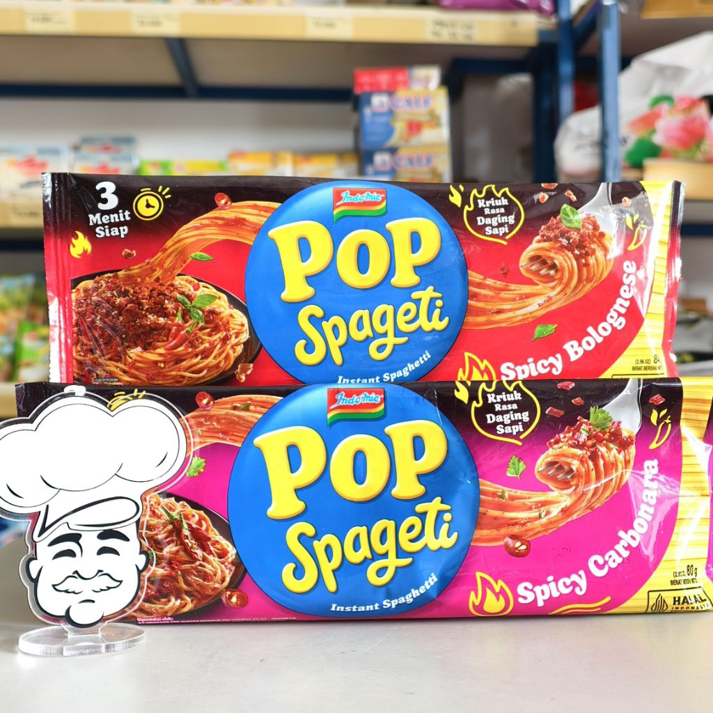

Pop Spageti Carbonara 80Gr / Pop Spageti Bolognese 80Gr / Pasta Spaghetty Instant 80Gr