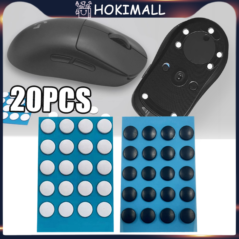 20pcs/Set Mouse Feet Glide Mouse Feet Universal Mousefeet Skates Kaki Mouse/Feet Glide Universal Dot