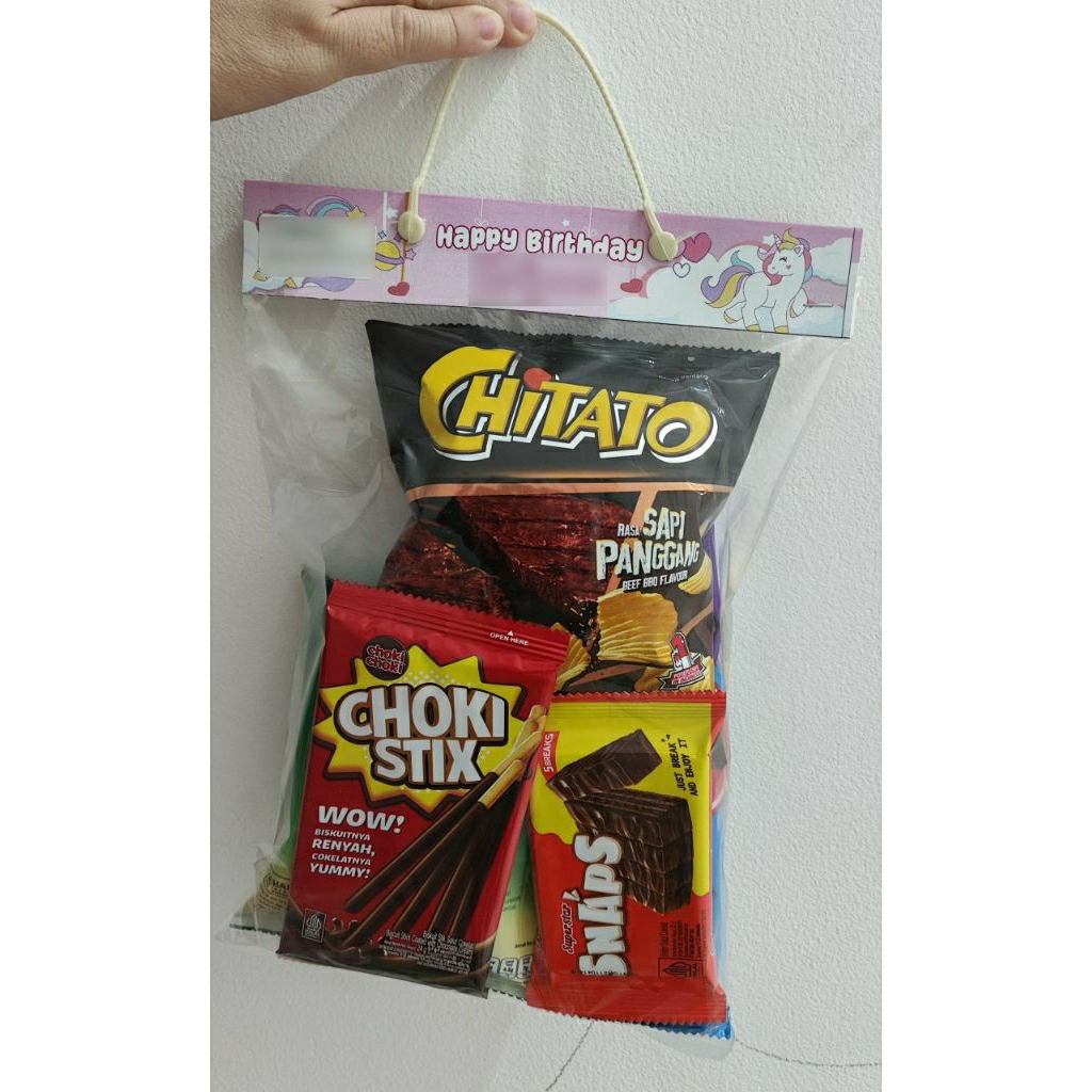 

PAKET Hampers Bingkisan Gift Snack Ulang Tahun Aqiqah Khitan Tedak Siten anak kelompok bermain KB playgroup / Taman Kanak-kanak TK kindergarden / Sekolah Dasar SD