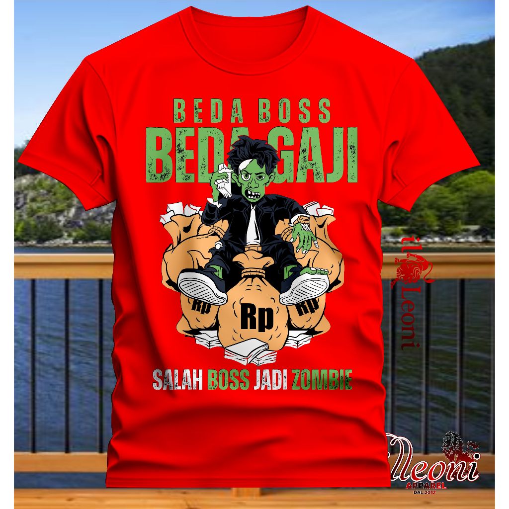 KAOS BEDA BOS BEDA GAJI KAOS DISTRO KATA2 VIRAL UNIK DAN LUCU KAOAS DITRO KATA2 INSPIRASI KAOS MEME 