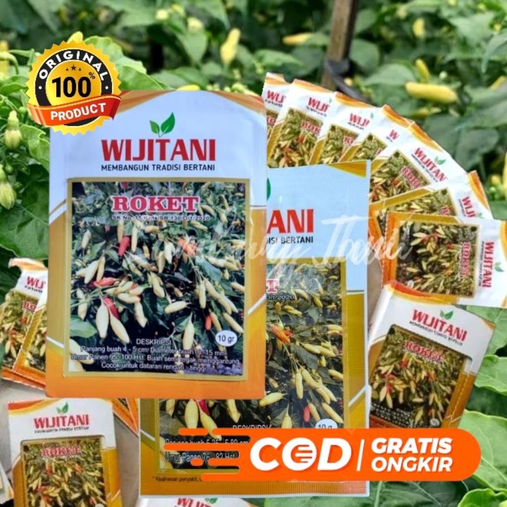 Cabai Roket - Benih cabai rawit roket 10gr Original 100%
