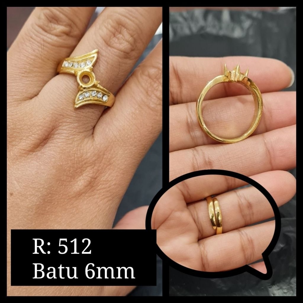 Ikat ring emban perunggu cewek model eropa