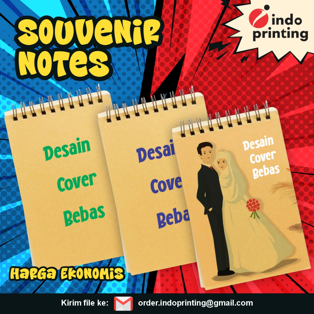 

Souvenir Notes Souvenir Notebook Souvenir Pernikahan Seminar Khitanan Custom Cover A6